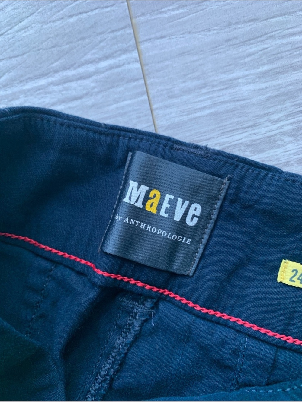 Maeve by Anthropologie Navy Colette Pants, Size 24 waist. - Picture 5 of 16